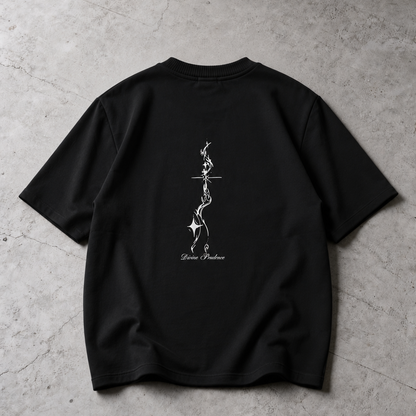 Black Proverbs Tee (Oversized Fit)